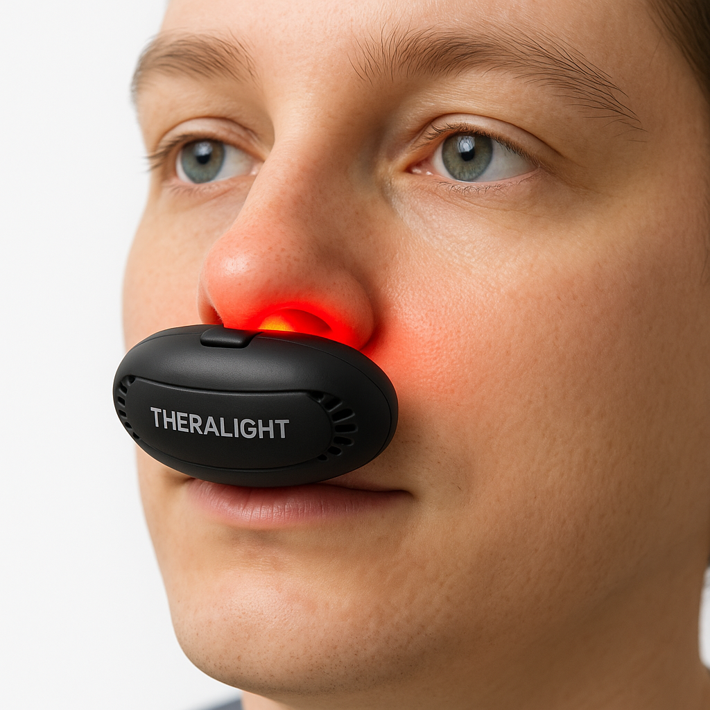 TheraLight™ Tecnología de Luz para Conforto Nasal