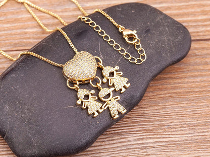 Collar Amor de Madre – Bañado en Oro de 18K