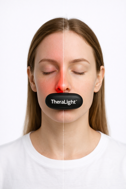 TheraLight™ Tecnología de Luz para Conforto Nasal
