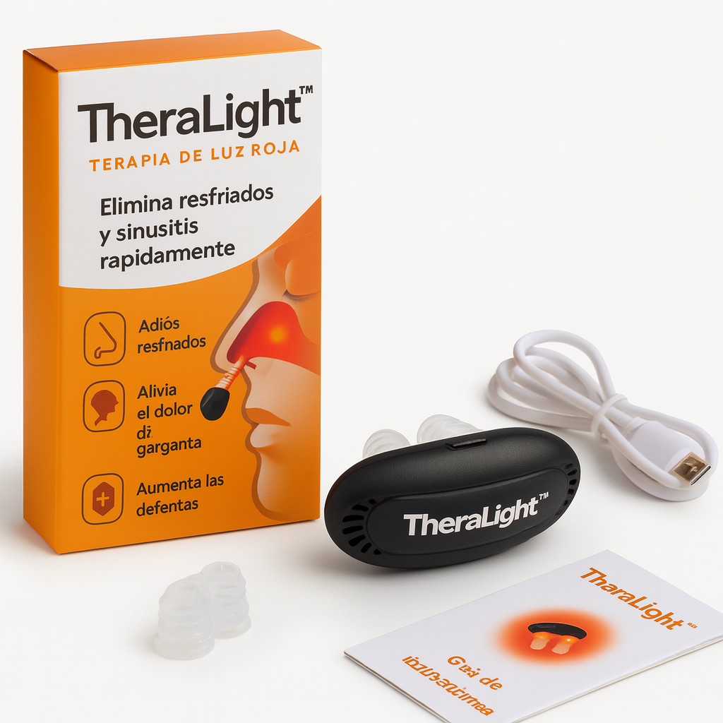TheraLight™ Tecnología de Luz para Conforto Nasal